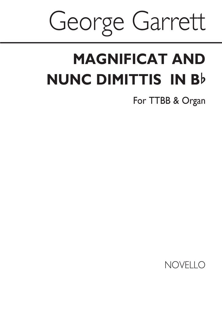 Magnificat And Nunc Dimittis In Bb